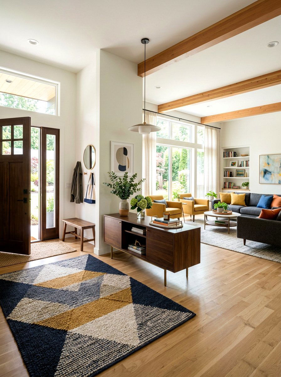 Open concept entryway - 30 entryway ideas