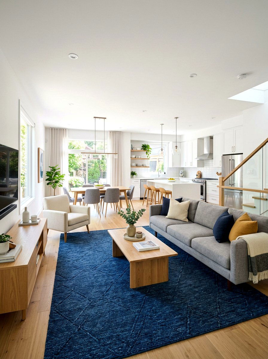 Open concept living room - 30 family friendly living room ideas