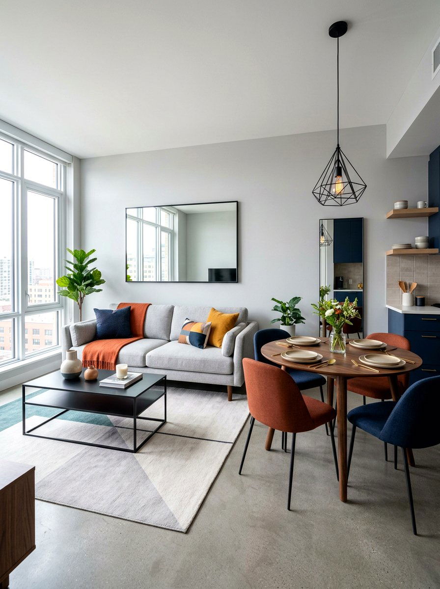 Open concept studio layout - 30 small room layout ideas