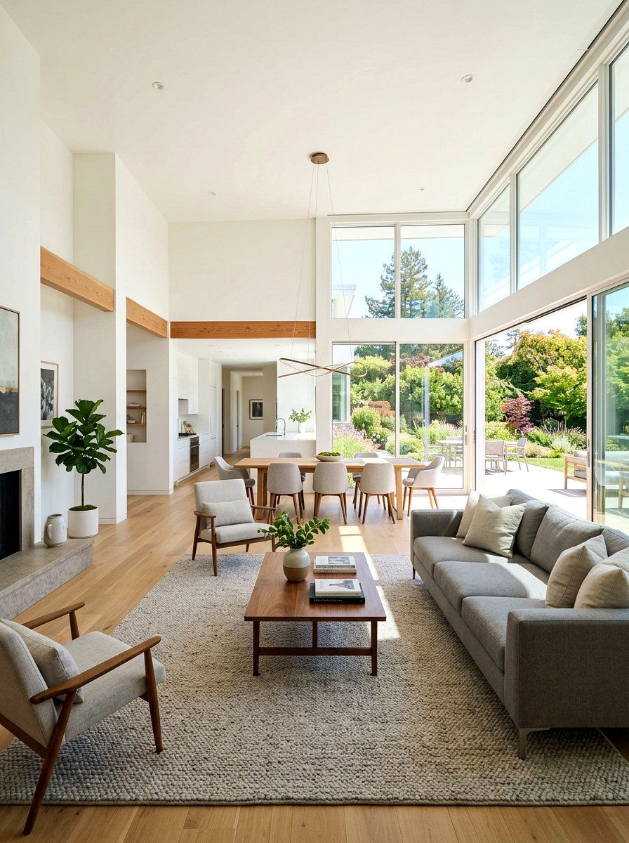 Open floor plan living room - 30 restorative living room ideas