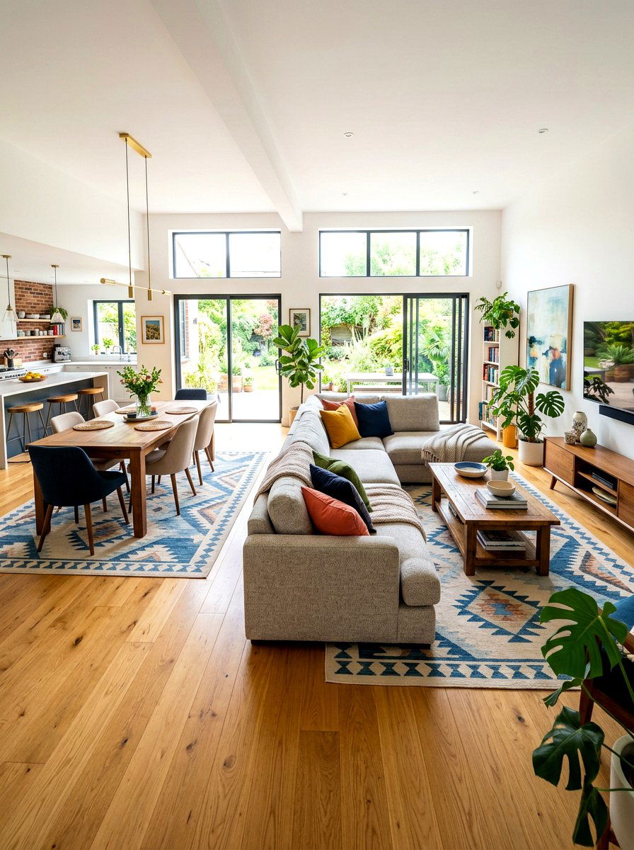 Open floor plan living room - 30 intentional living room ideas