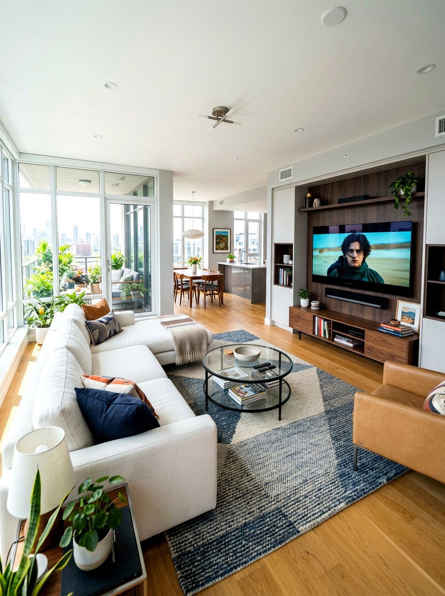 Open media room - 30 movie room ideas