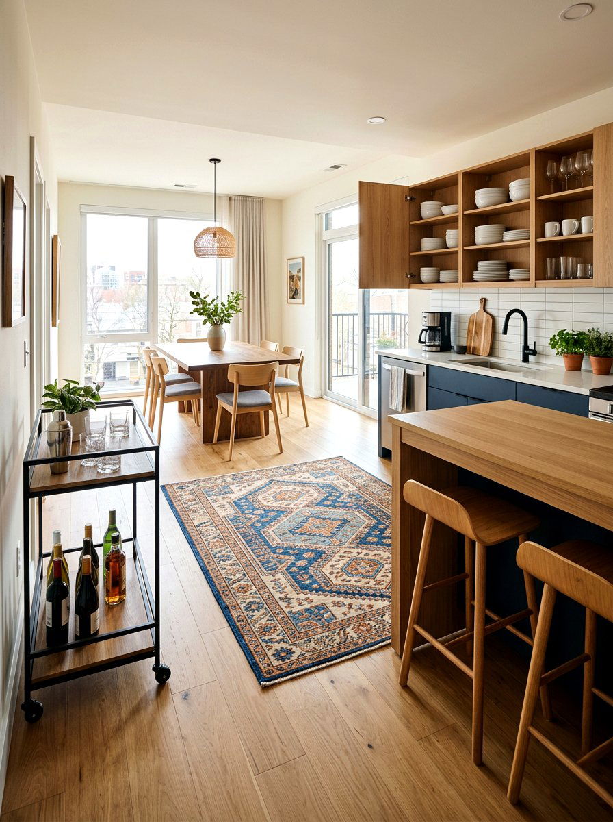 Open plan rental kitchen - 30 rental kitchen glow up ideas