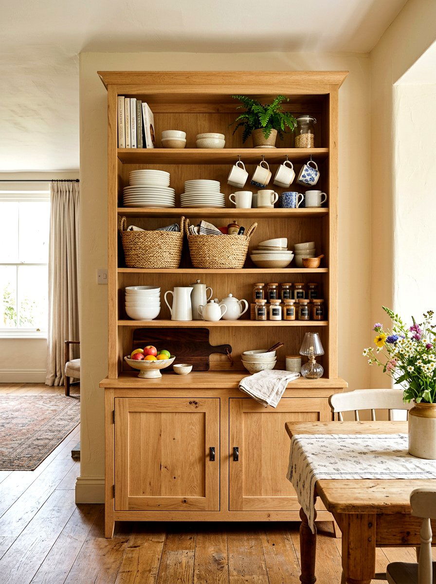 Open shelf hutch - 30 statement hutch dining ideas