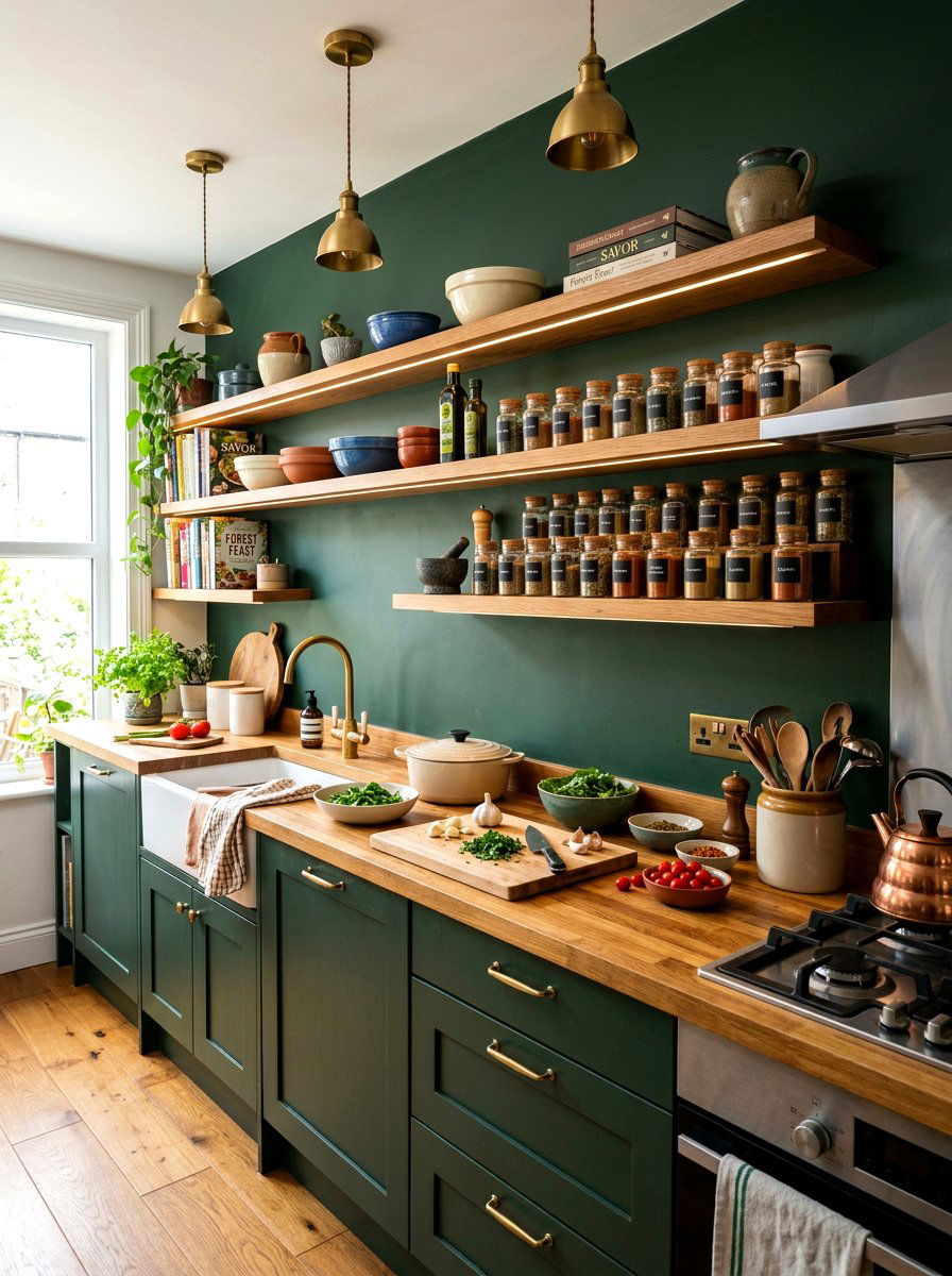 Open shelf prep kitchen - 30 hidden prep kitchen ideas