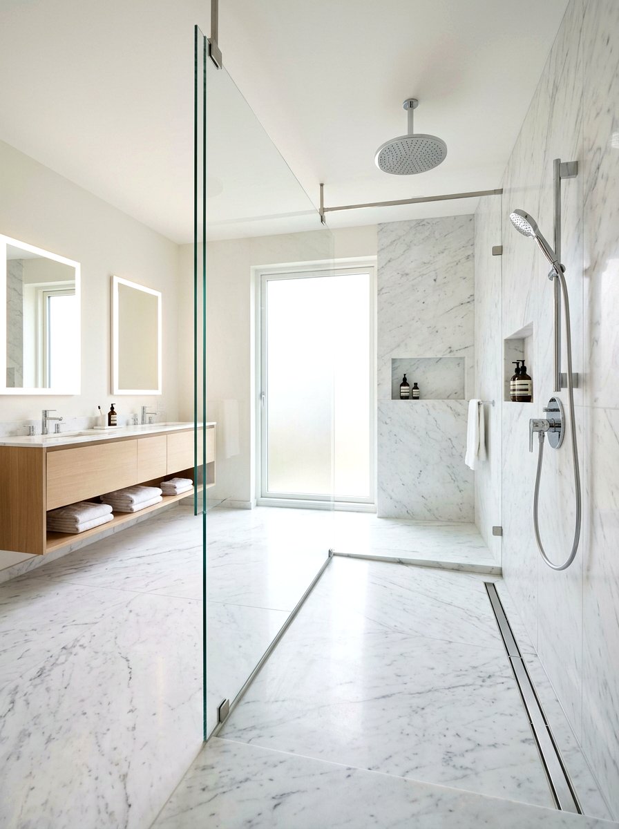 Open walk in shower - 30 walk in shower ideas