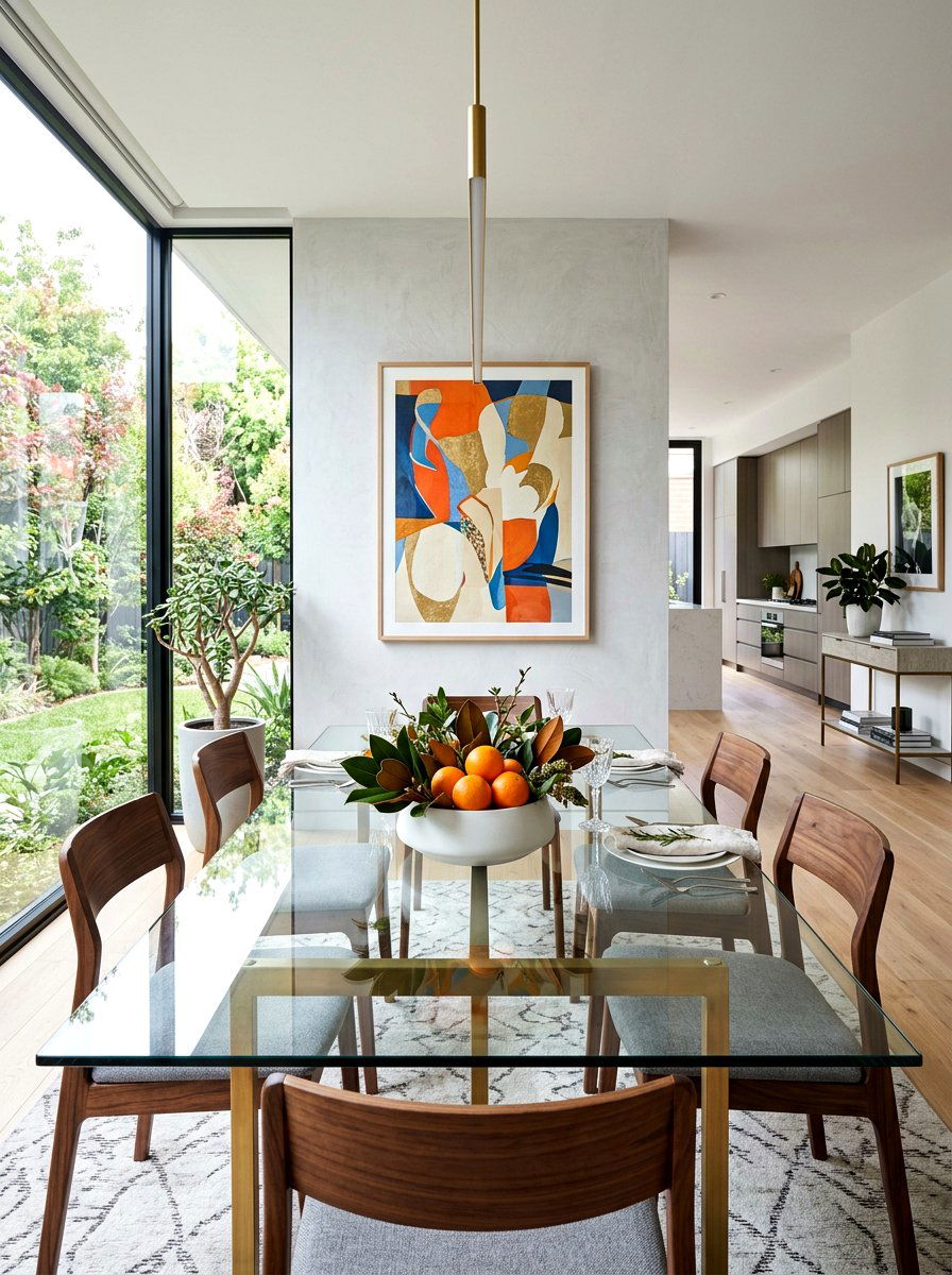 Orange and greenery table display - 30 fruit centerpiece ideas