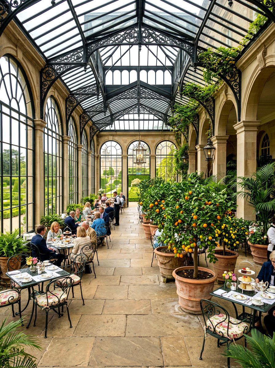 Orangerie Style Tea Room - 30 English tea room ideas