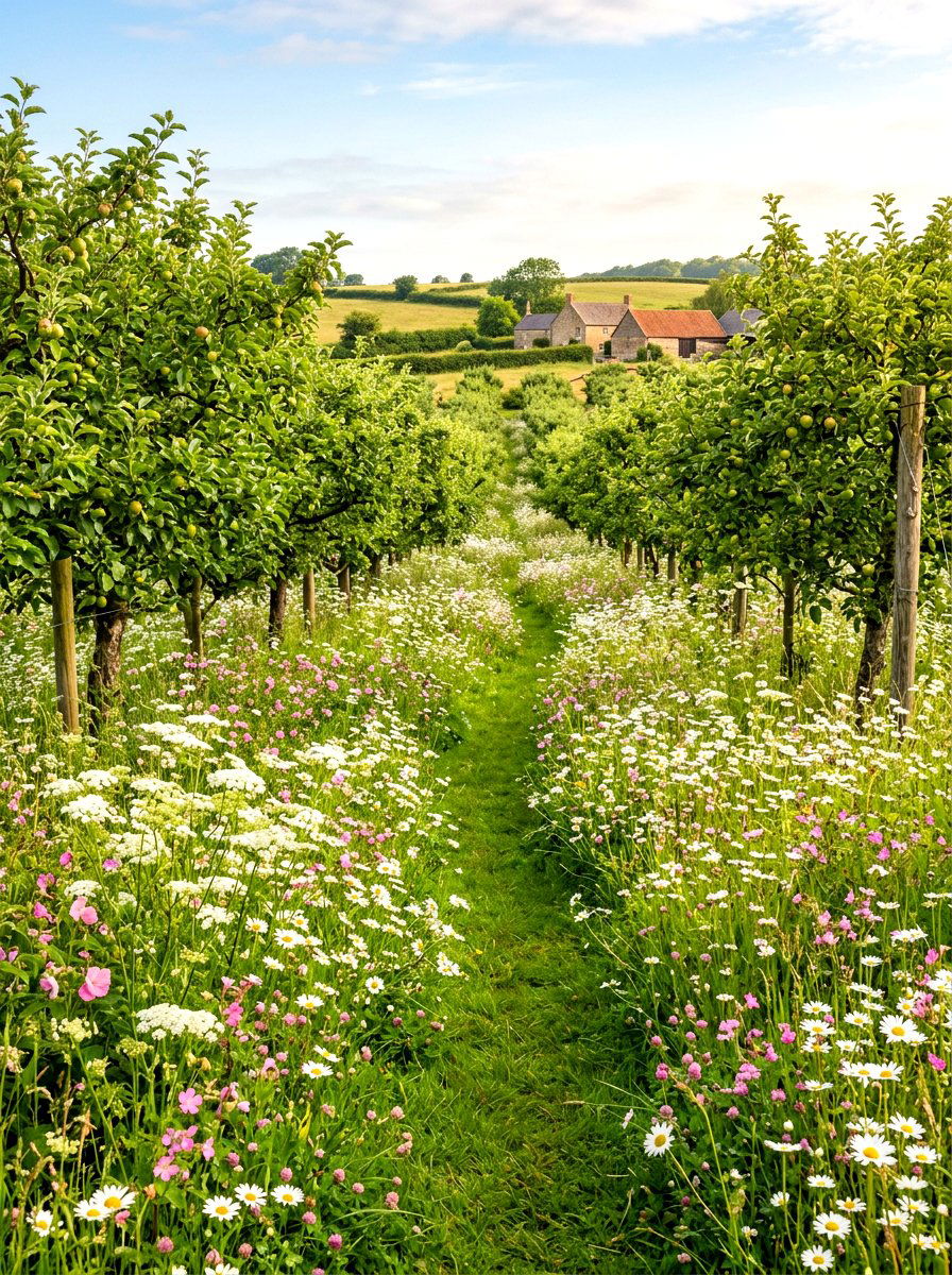 Orchard Understory Flowers - 30 flower field backyard ideas