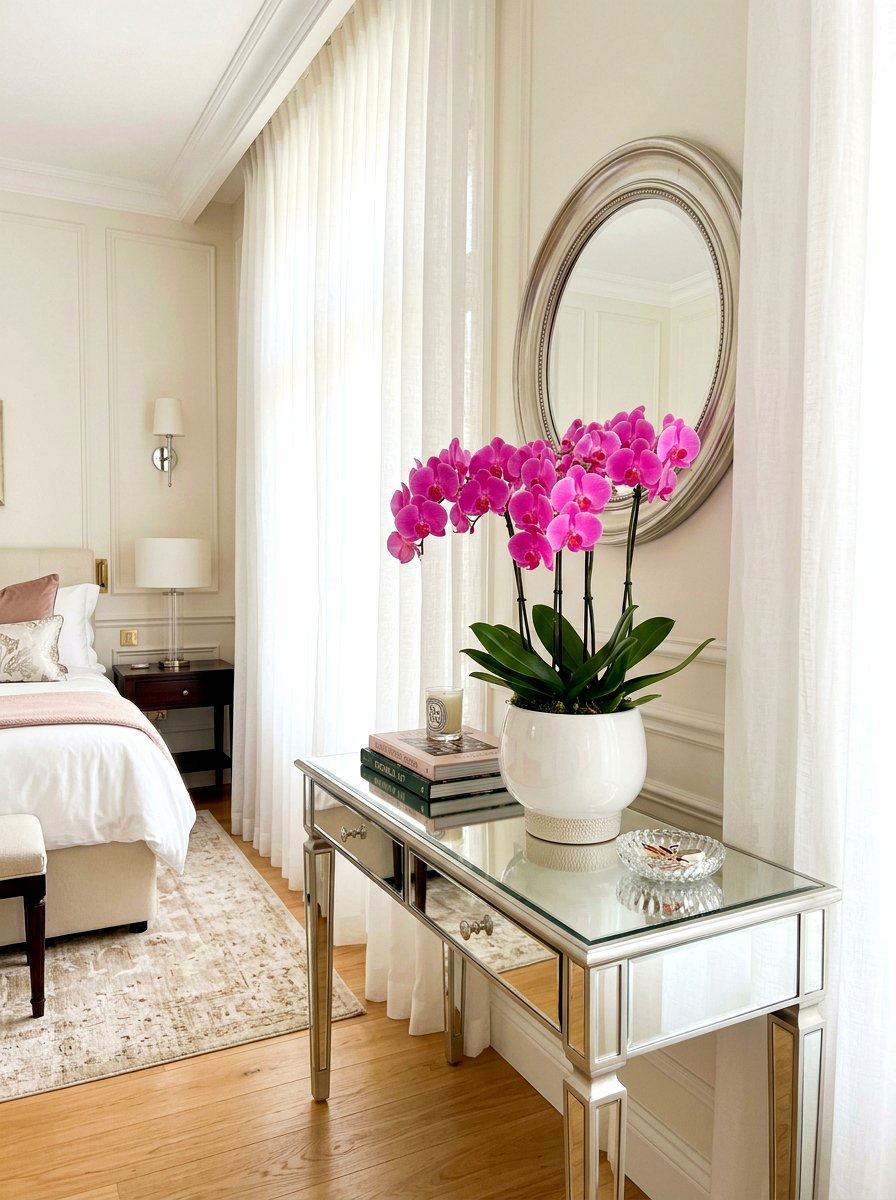 Orchid Bedroom Plant Corner - 30 bedroom plant corner ideas