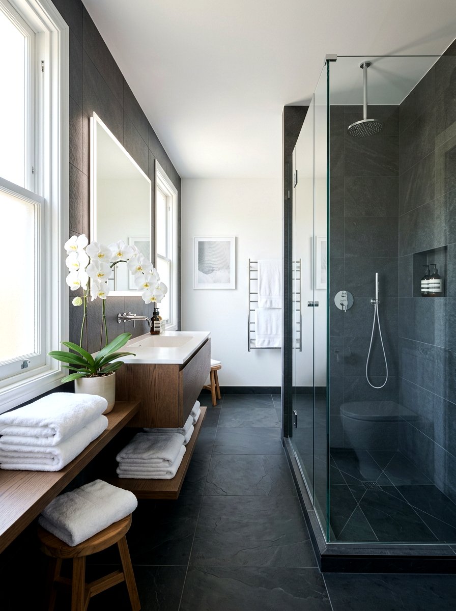 Orchid Theme Bathroom - 30 flower room ideas