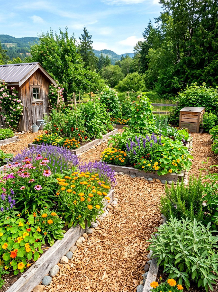Organic Garden - 30 hummingbird garden ideas