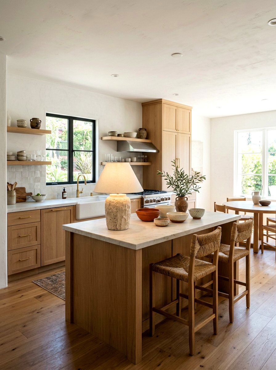 Organic Kitchen Stone Lamp - 30 mini lamp on kitchen counter ideas
