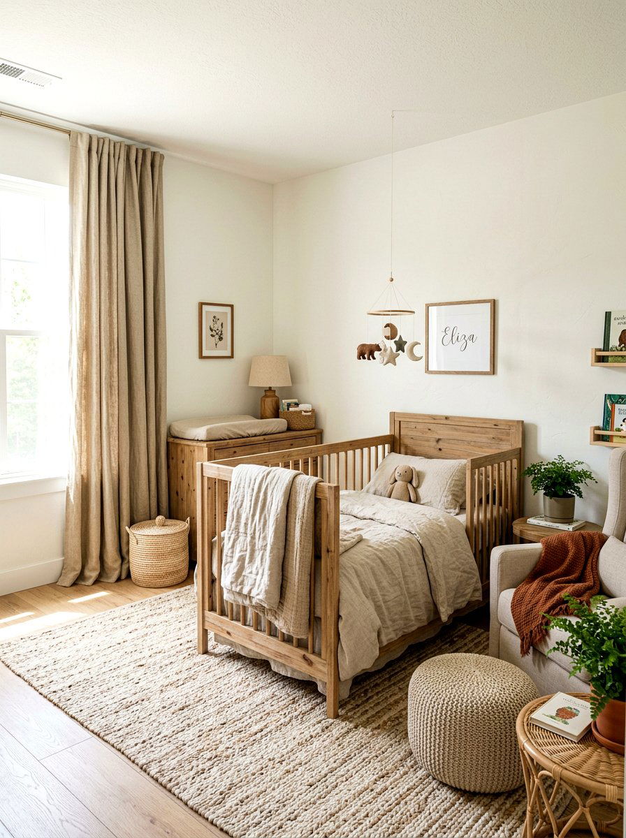Organic Linen Nursery - 30 quiet luxury nursery ideas
