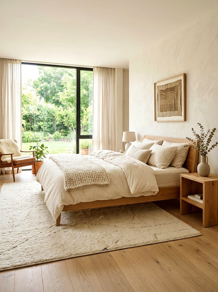 Organic Modern Bedding - 30 bedscape styling ideas