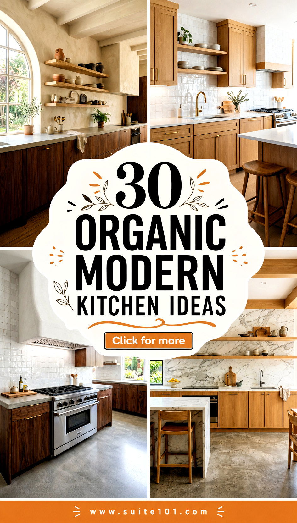 Organic Modern Kitchen Ideas 30 Warm Clean Designs Youll Love - Organic Modern Kitchen Ideas: 30 Warm, Clean Designs You'll Love