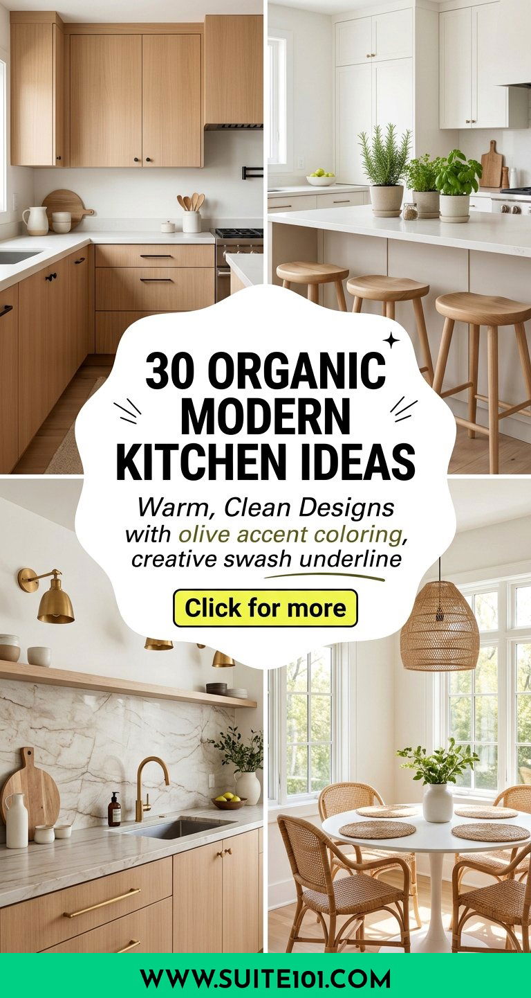 Organic Modern Kitchen Ideas 30 Warm Clean Designs Youll Love - Organic Modern Kitchen Ideas: 30 Warm, Clean Designs You'll Love