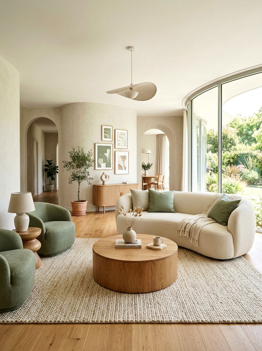 Organic Modern Minimalist Living Room - 30 minimalist living room ideas
