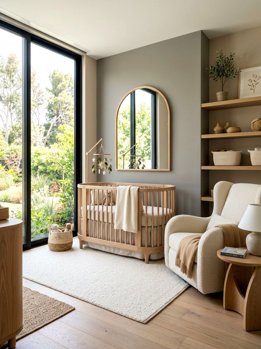 Organic Modern Neutral Nursery - 30 neutral nursery ideas