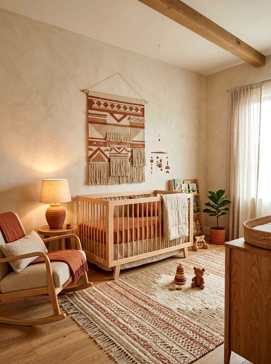 Organic Modern Nursery - 30 boutique nursery decor ideas
