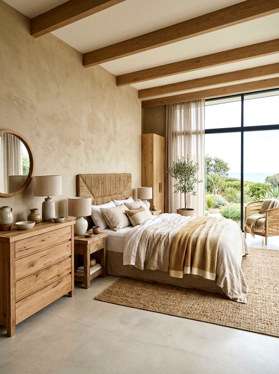 Organic Textures Master Suite - 30 resort bedroom ideas