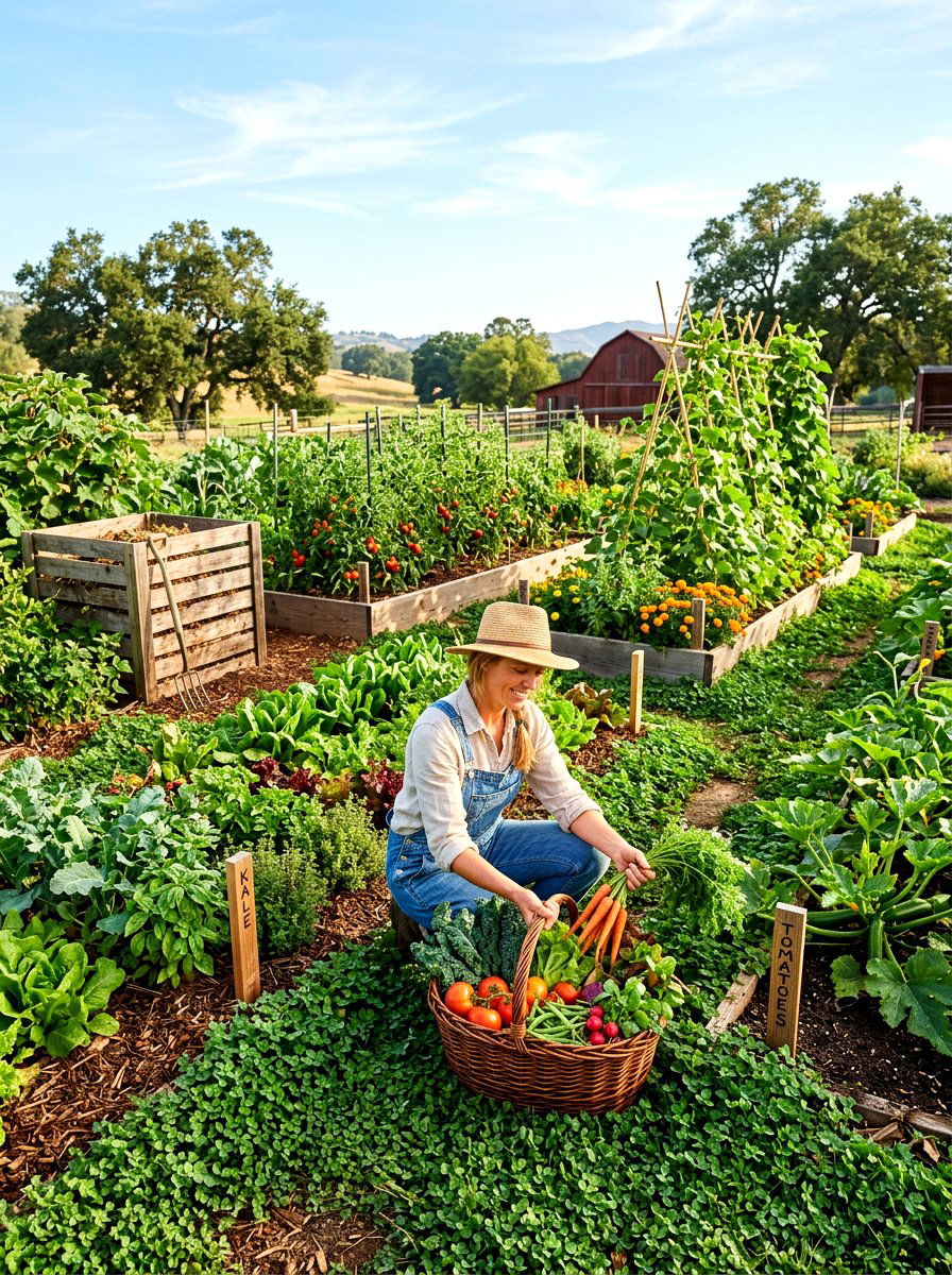 Organic Vegetable Harvest - 30 vegetable garden harvest ideas