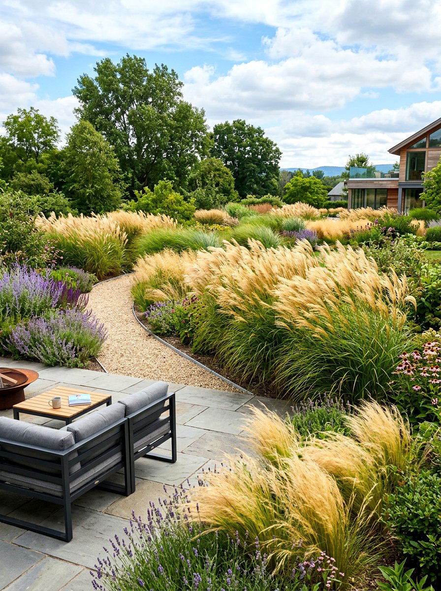 Ornamental Grass - 30 healing garden ideas