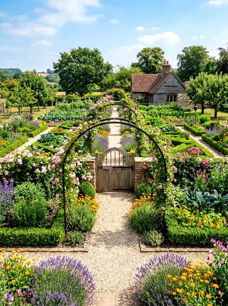 Ornamental Kitchen Garden Parterre - 30 parterre garden ideas
