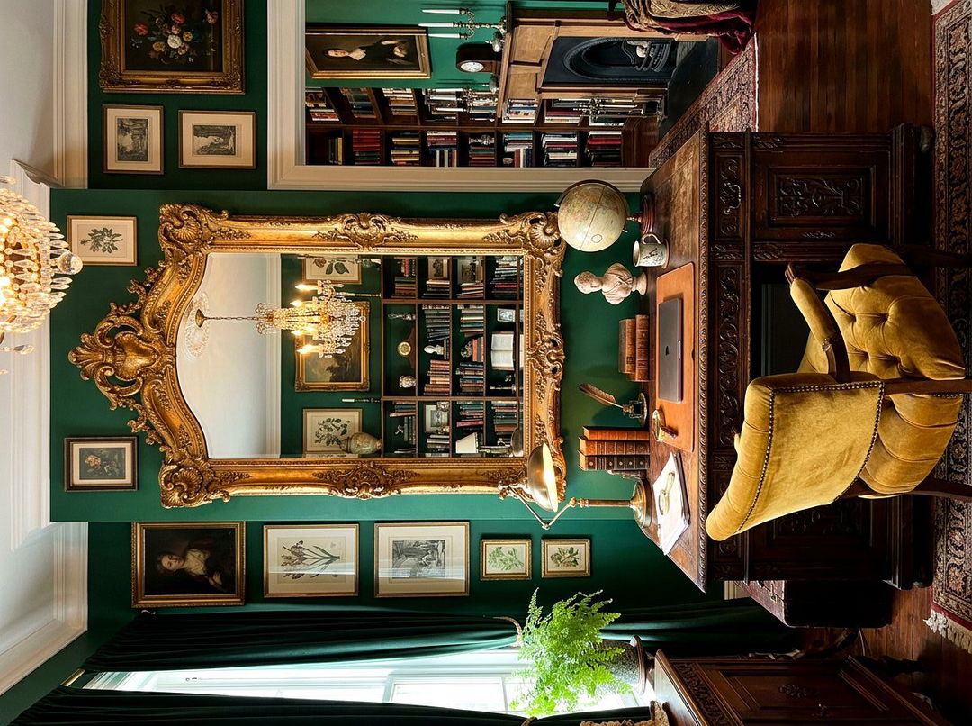 Ornate Baroque Mirror - 30 mirror wall ideas