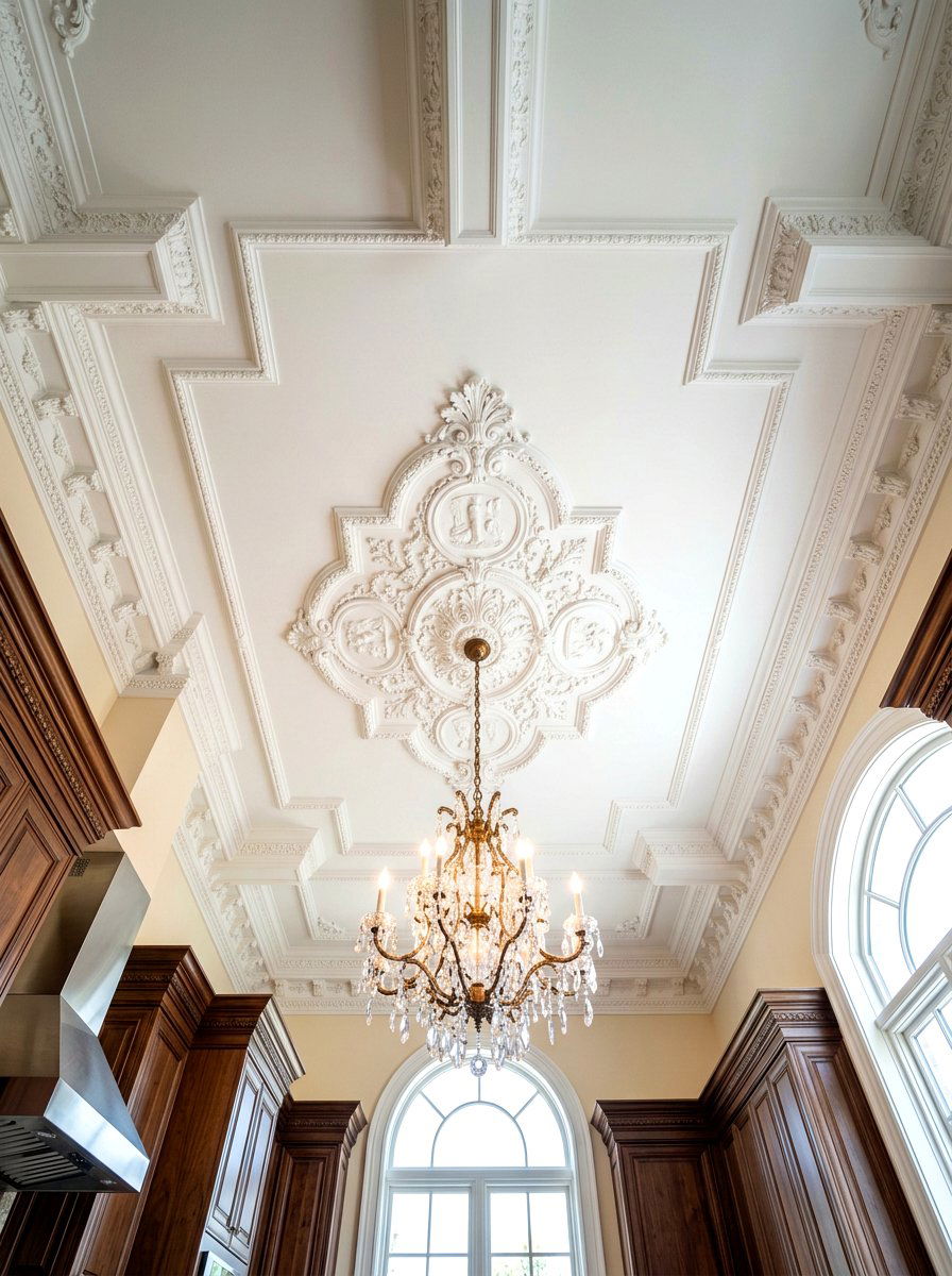 Ornate Kitchen Ceiling Molding - 30 Parisian kitchen ideas