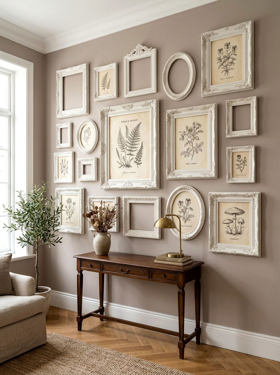 Ornate Picture Frame - 30 thrifted home decor ideas