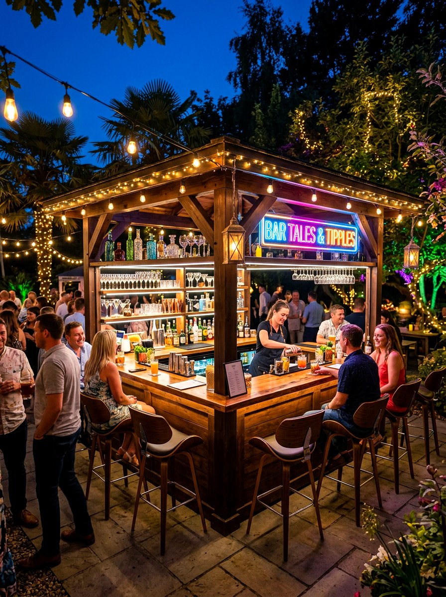 Outdoor Bar Gazebo - 30 gazebo decorating ideas