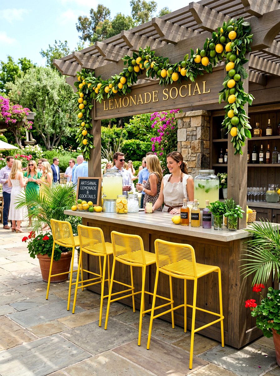 Outdoor Bar Lemonade Stand - 30 lemonade stand patio ideas