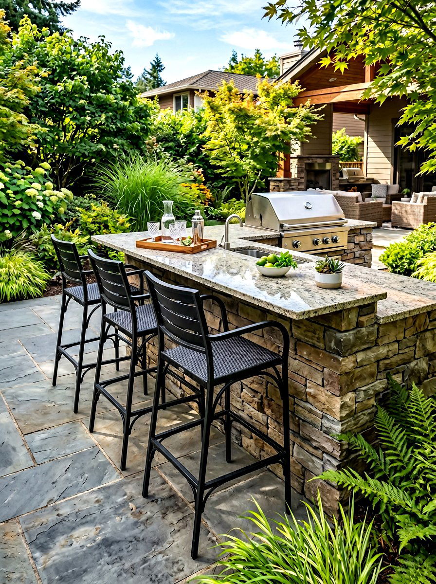 Outdoor Bar Stools - 30 garden furniture ideas