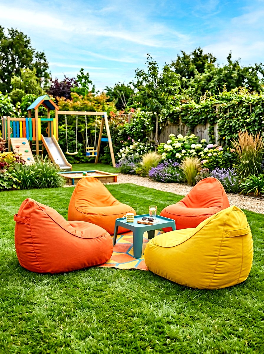 Outdoor Bean Bag - 30 garden furniture ideas