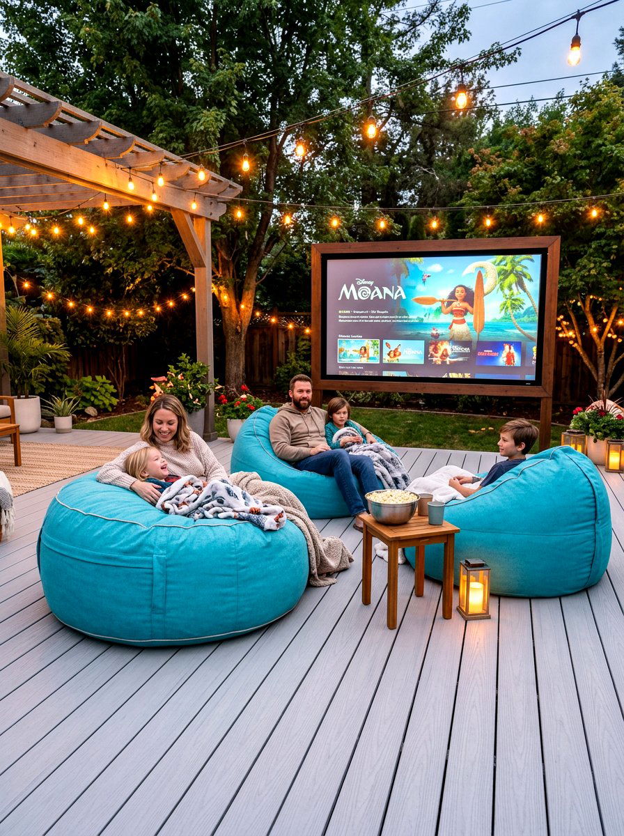Outdoor Bean Bag Chair - 30 deck seating ideas
