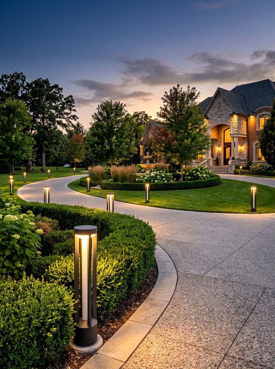 Outdoor Bollard Lighting - 30 front path lighting ideas