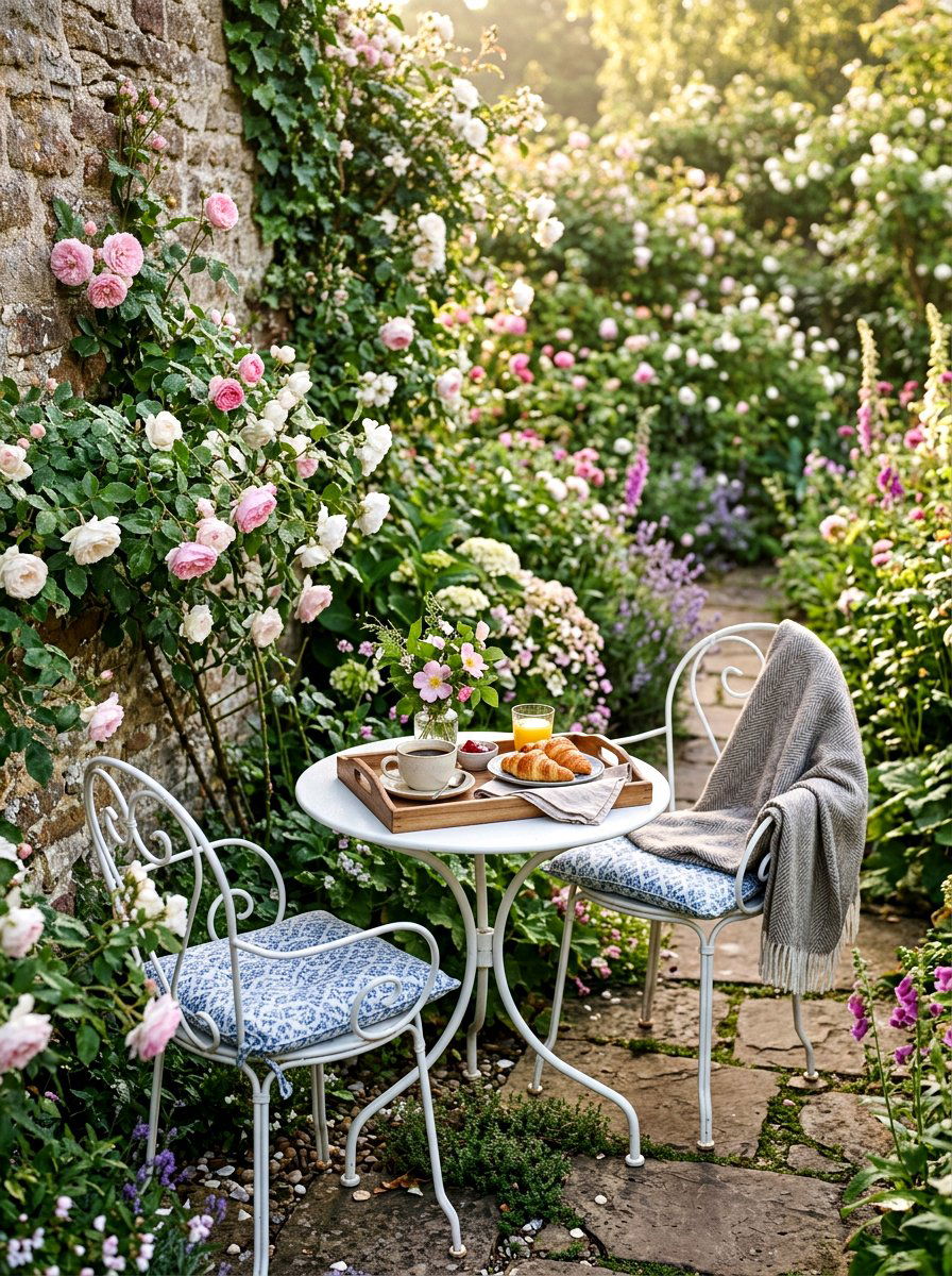 Outdoor Breakfast Nook - 30 backyard entertaining ideas