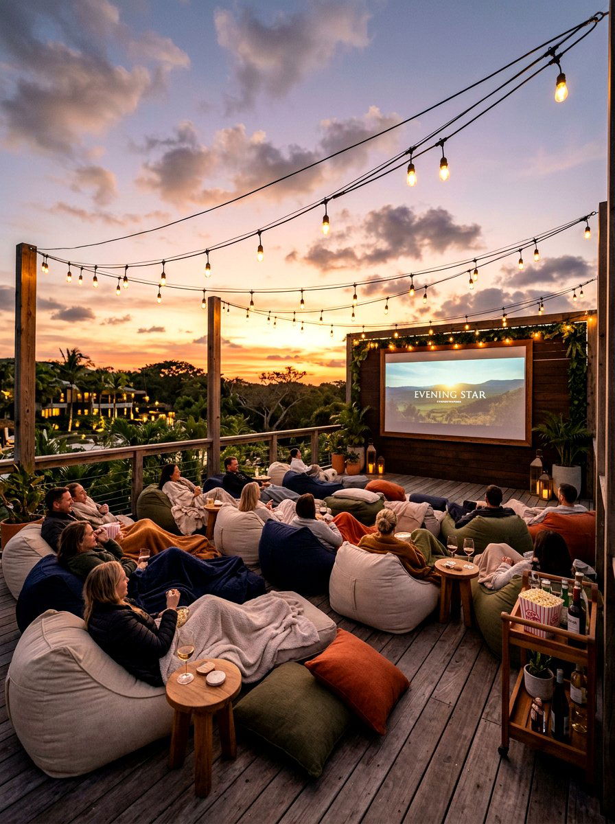 Outdoor Cinema - 30 resort patio ideas