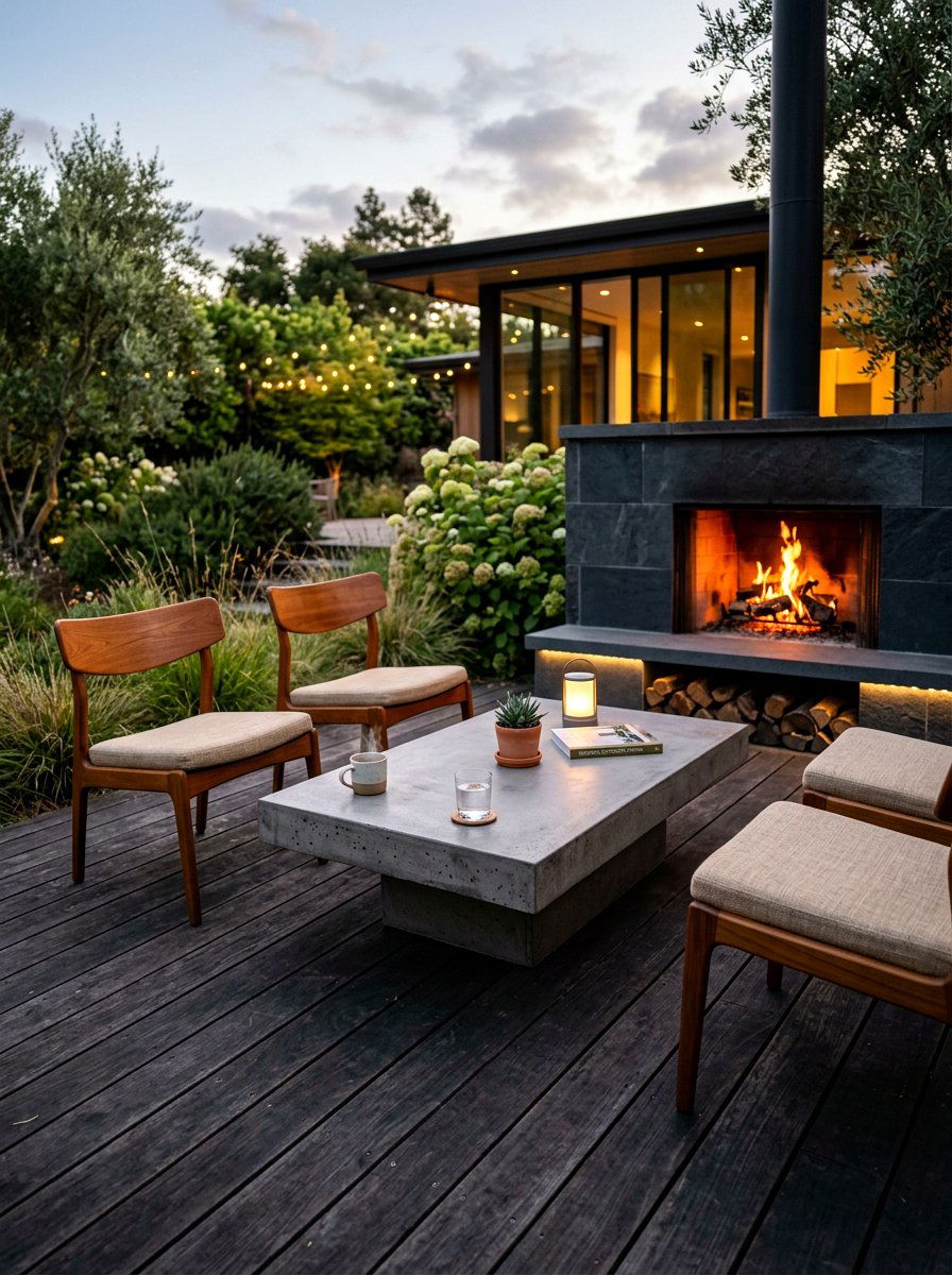 Outdoor Coffee Table Set - 30 backyard furniture ideas