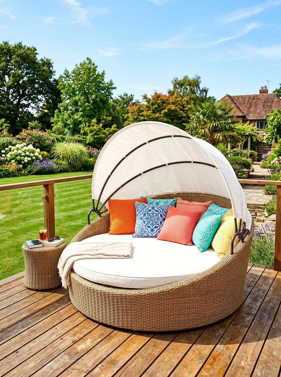 Outdoor Daybed - 30 backyard retreat ideas