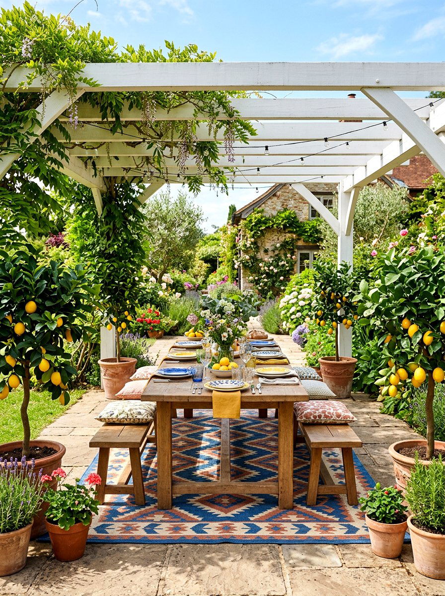 Outdoor Dining Area - 30 backyard garden ideas
