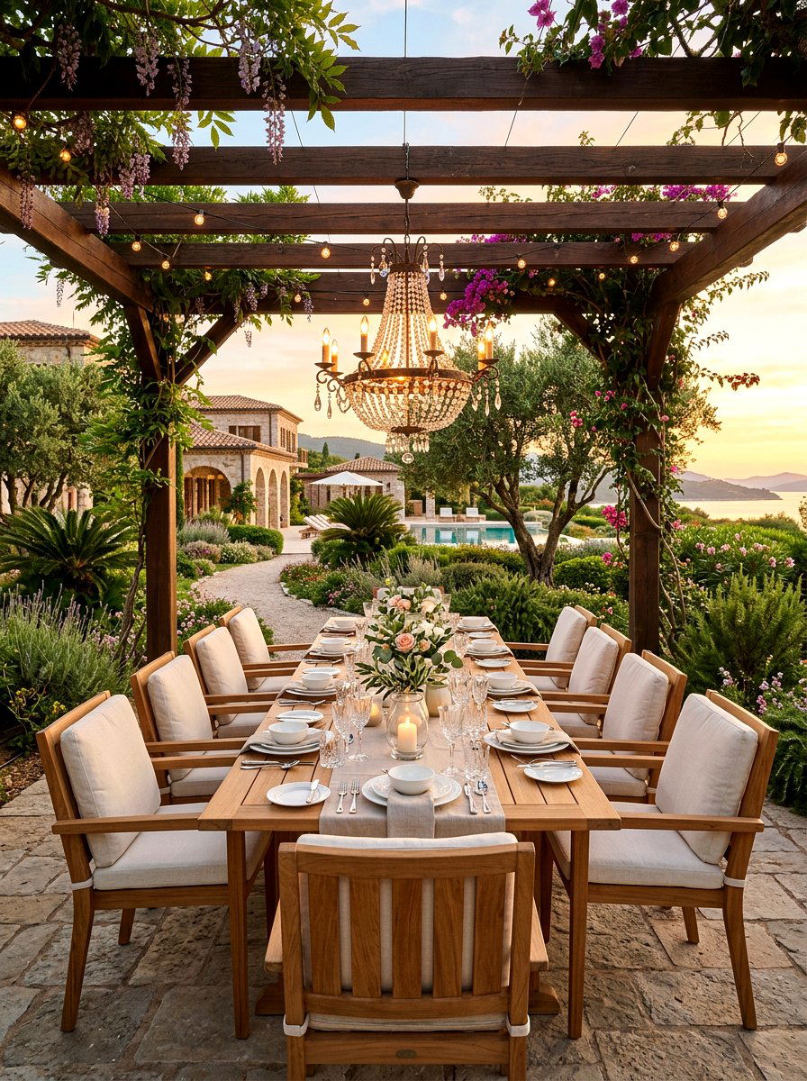 Outdoor Dining Room - 30 resort style backyard ideas