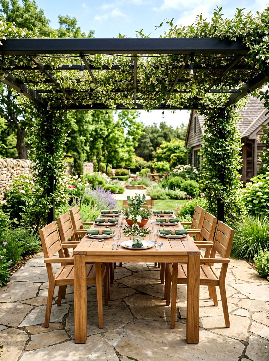 Outdoor Dining Room - 30 backyard zoning layout ideas