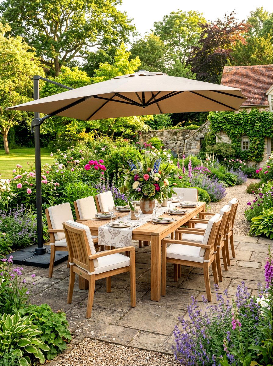 Outdoor Dining Table Set - 30 summer entertaining patio ideas