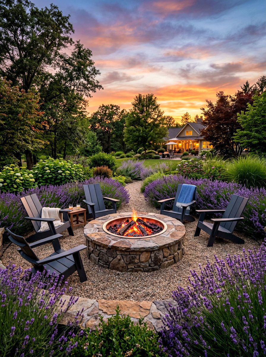 Outdoor Fire Pit - 30 viral backyard ideas
