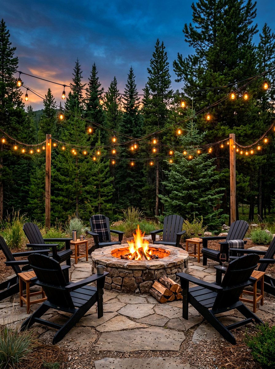 Outdoor Fire Pit Circle - 30 conversation seating ideas