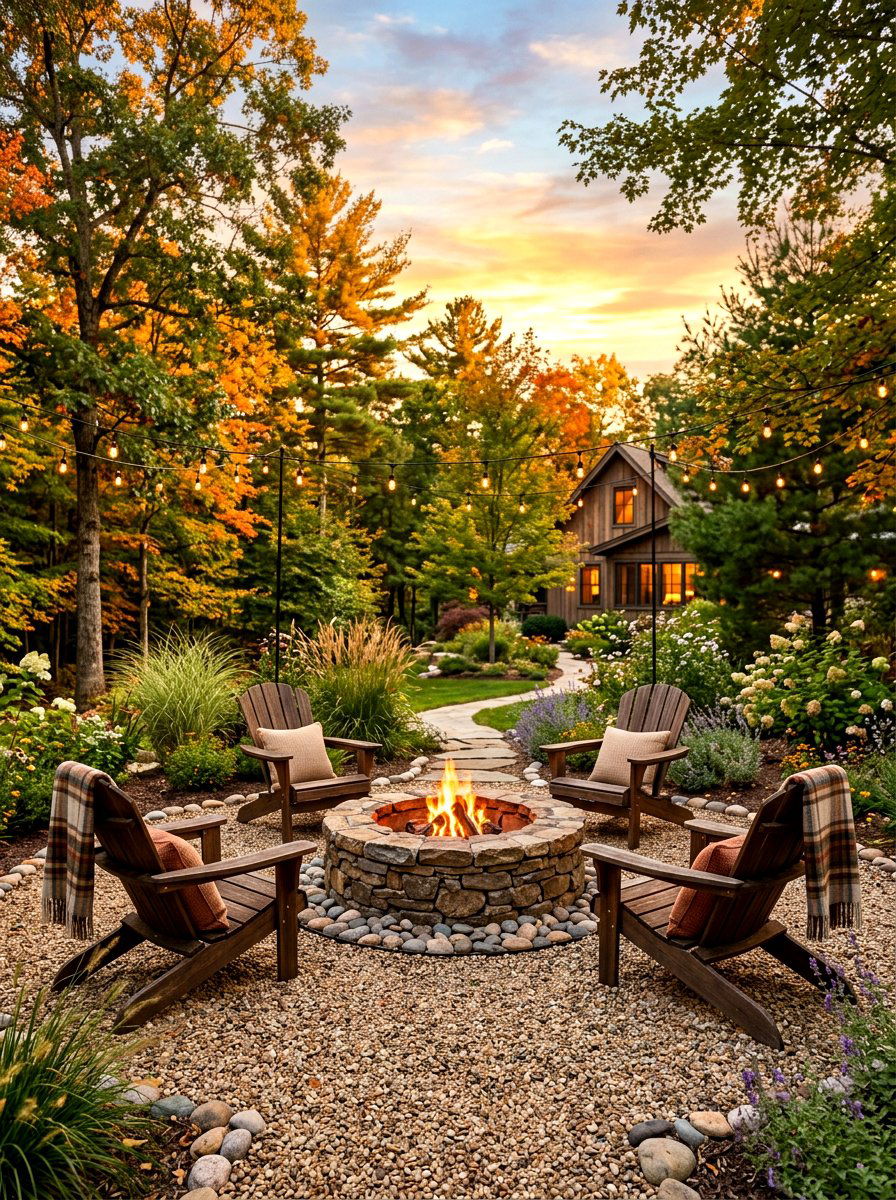 Outdoor Fire Pit Seating - 30 wine country patio ideas
