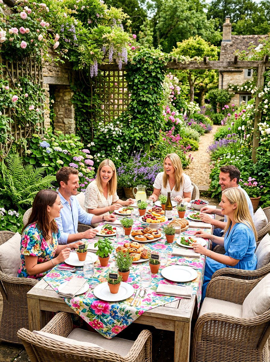 Outdoor Garden Brunch - 30 brunch tablescape ideas