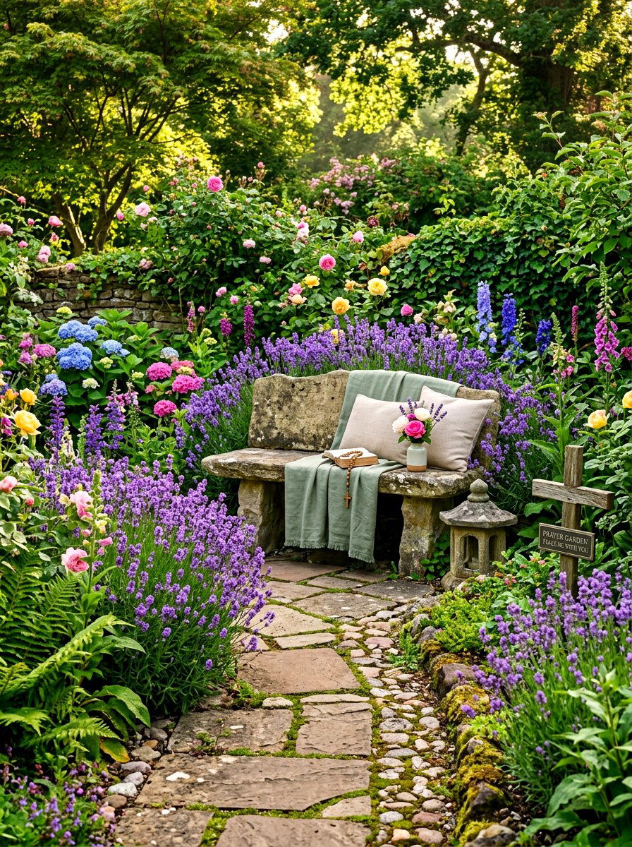 Outdoor Garden Prayer Space - 30 prayer corner ideas